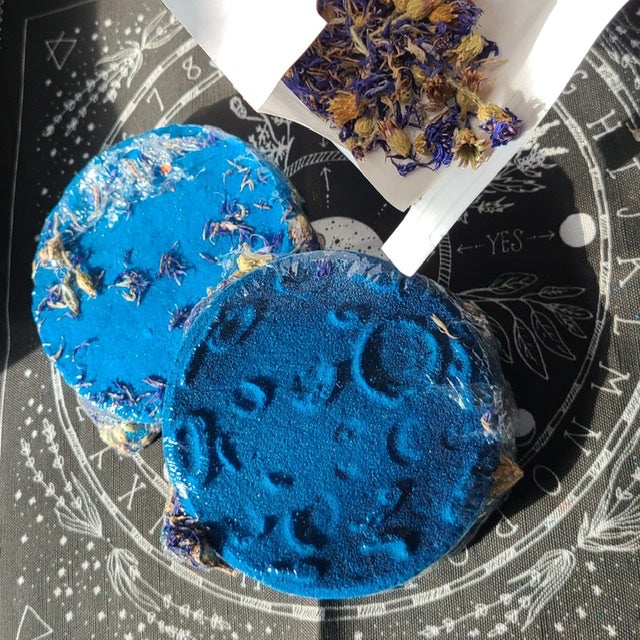 Blue Corn Moon bath bomb