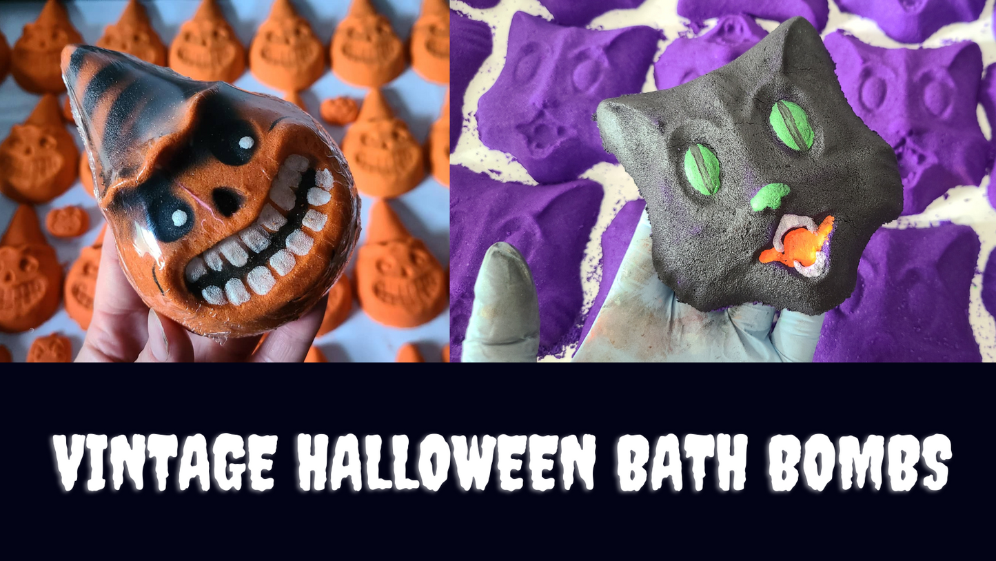 Vintage Halloween bath bomb